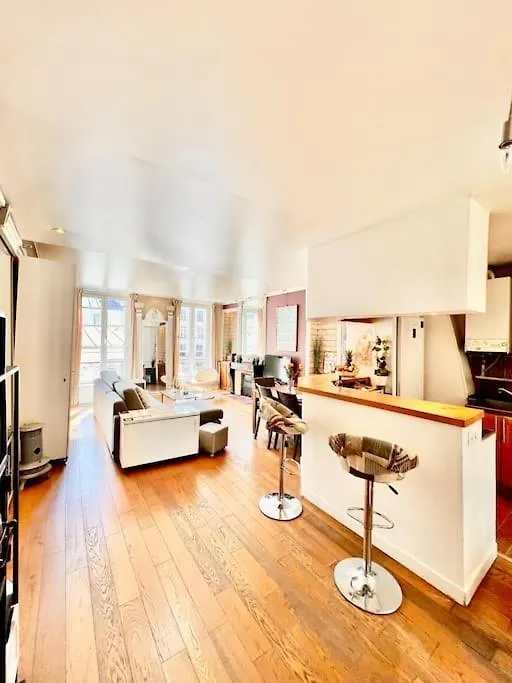 Appartement De 3 P, Baroque Et Vues Sur Toits Du Marais Paris Apartment